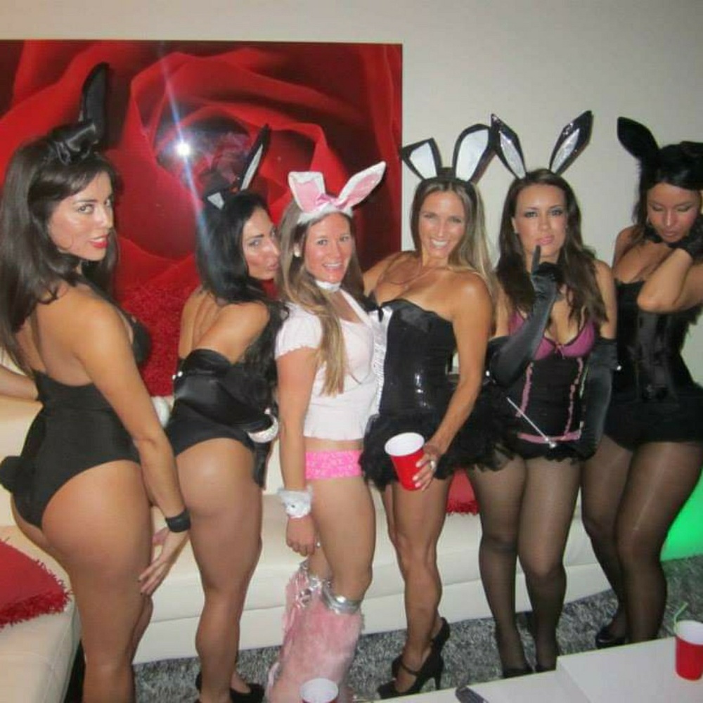 Pink bunny costume kit